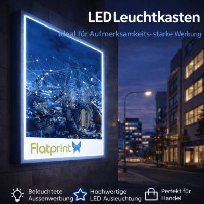 L-Box110 | LED Leuchtkasten | Tiefe 11 cm | einseitig | Konfigurator